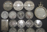 1896-1906 Group of 18 x Silver Photography Medals - Awarded To Wright Family