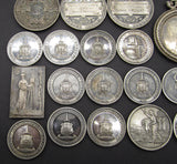 1896-1906 Group of 18 x Silver Photography Medals - Awarded To Wright Family