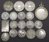 1896-1906 Group of 18 x Silver Photography Medals - Awarded To Wright Family