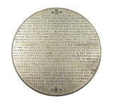 1830 The Divine Psalmist 73mm WM Medal - By Thomason