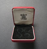 20th Century Royal Mint Undated Hard Case For 4 Coin Maundy Set