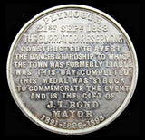 1898 Plymouth Burrator Reservoir Completed 45mm White Metal Medal