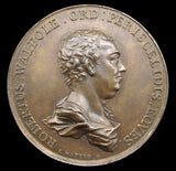 1741 Sir Robert Walpole 49mm Copper Medal - By Natter