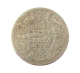 India 1840-1884 Box Made From Stack Of Silver Rupees
