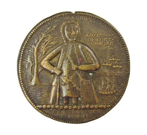 1739 Admiral Vernon 39mm Fort Chagre Medal