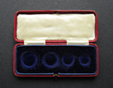 Red Leather Antique Maundy Hard Case With Coat Of Arms