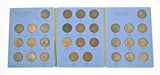 1860-1967 Complete Date Run Of Pennies In Whitman Folders