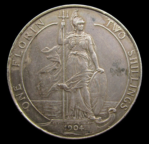 Edward VII 1904 Florin - GVF