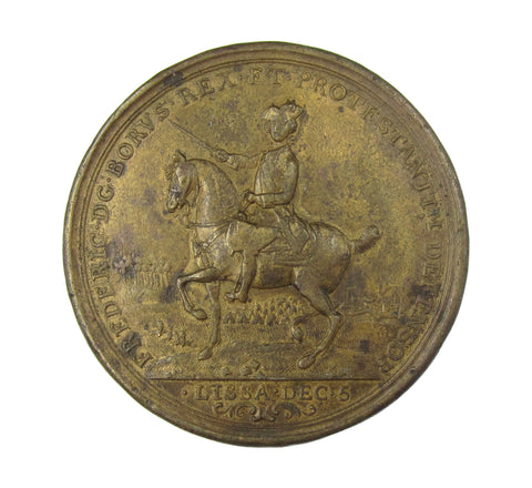 Prussia 1757 Frederick Battle Of Rosbach 48mm Medal