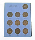 1860-1967 Complete Date Run Of Pennies In Whitman Folders