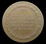1903 Edward VII Board Of Education Science 38mm Bronze Medal - Cased