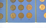 1860-1967 Complete Date Run Of Pennies In Whitman Folders