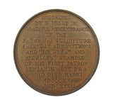 1820 Death Of Benjamin West 41mm Medal - By Mills