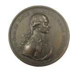 1794 Admiral Earl Howe Naval Victory 48mm Medal - By Kuchler