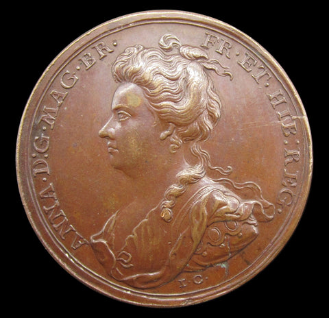 1704 Battle Of Blenheim 34mm Bronze Medal - By Croker