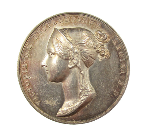 1838 Coronation Of Victoria Official Silver Medal - EF
