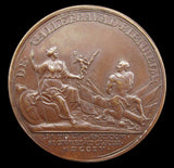 1704 Battle Of Blenheim 34mm Bronze Medal - By Croker