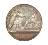 1838 Coronation Of Victoria Official Silver Medal - EF