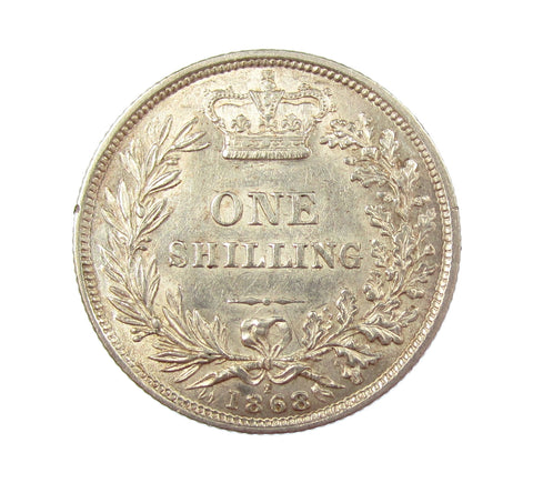 Victoria 1868 Shilling - NEF