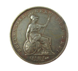 William IV 1834 Halfpenny - VF
