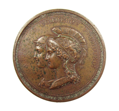 1753 Society of Arts Mercury & Minerva 52mm Specimen Medal - By Wyon