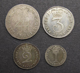George III 1784 Full Maundy Set - VF+