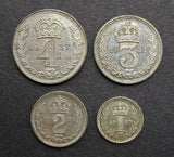 George VI 1937 Full Maundy Set - FDC