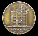 1837 Victoria Visit To The City Of London Guildhall 22mm Medal - By Wyon