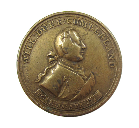 1746 Battle Of Culloden Duke Of Cumberland 36mm Medal