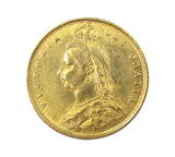 Victoria 1887 Gold Half Sovereign - EF