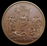 1887 Victoria Jubilee 77mm Bronze Medal By Boehm - Cased