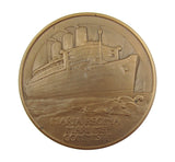 1936 R.M.S Queen Mary Commissioned 70mm Medal - By Bayes