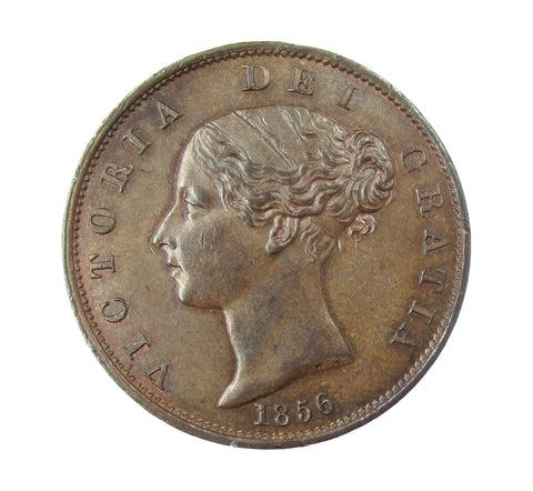 Victoria 1856 Halfpenny - EF