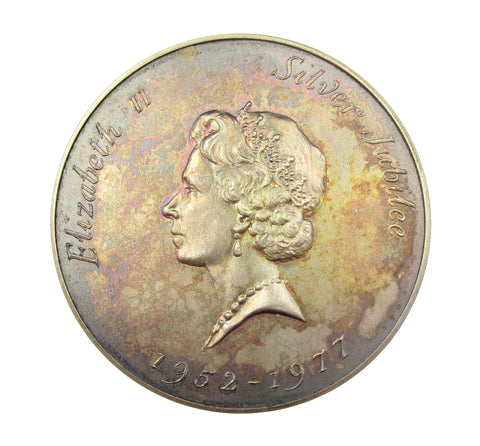 1977 Elizabeth II Silver Jubilee 57mm Silver Medal - Cased