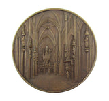 Belgium 1846 Bruges Cathedral 50mm Medal - By Wiener