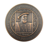 1991 RM Henry VIII 500th Anniversary Of Birth 63mm Bronze Medal