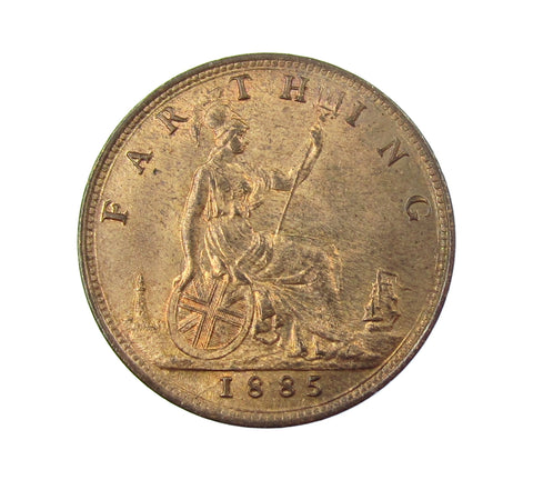 Victoria 1885 Farthing - UNC