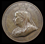 1897 Diamond Jubilee of Victoria 76mm Bronze Medal - By Bowcher
