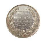 c.1900 Scarborough Fishery & Marine Exhibition 38mm Silver Medal Pair