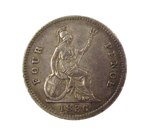 William IV 1836 Groat - VF