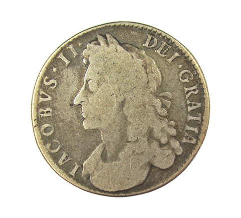 James II 1686 Halfcrown - Engraved