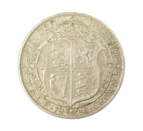 George V 1918 Halfcrown - GVF+