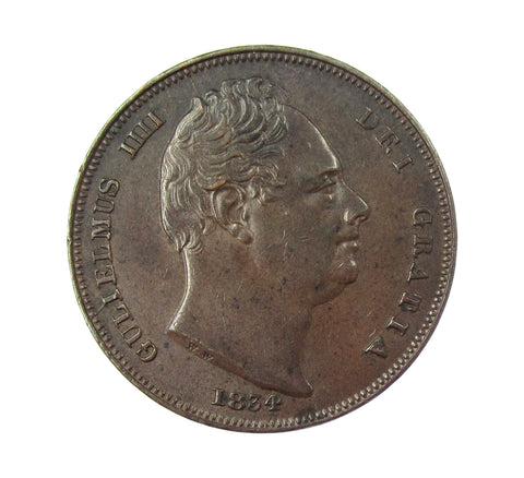 William IV 1834 Farthing - NEF