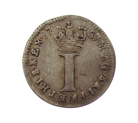 George II 1737 Maundy Penny - Fine