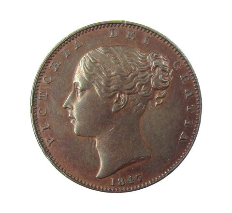 Victoria 1847 Farthing - EF