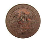 1897 Allied Trades Exhibition 48mm Medal - Cased