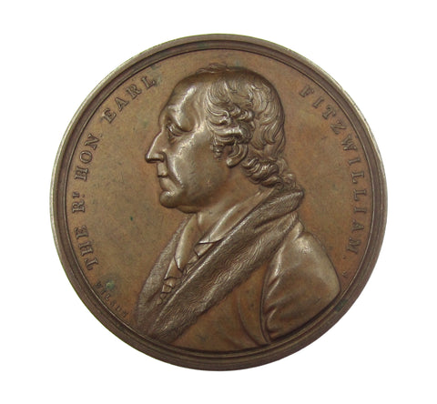1819 Earl Fitzwilliam 55mm Bronze Medal - By Wilson