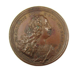 Germany 1745 Franz I Entry Into Frankfurt 44mm Bronze Medal