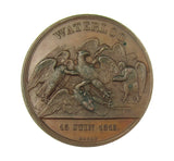 France 1815 Battle Of Waterloo 40mm Medal - By Rogat