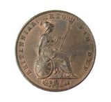 Victoria 1838 Halfpenny - GEF
